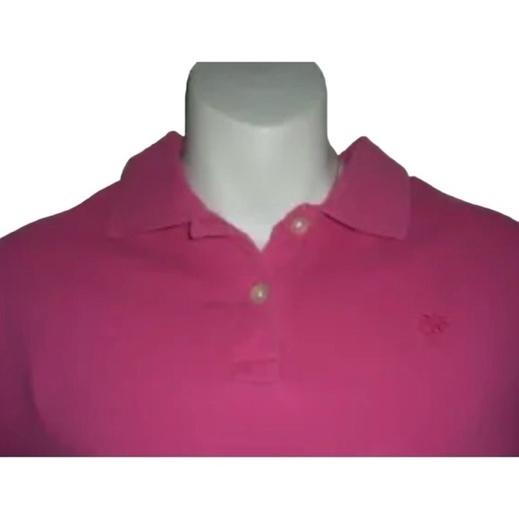 Lilly Pulitzer Polo Shirt Pink Barbie Prep School Mean Girls Preppy Tenniscore M - Picture 5 of 10
